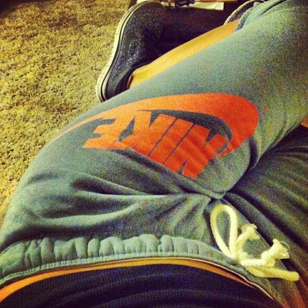 Nike cropped sweat pants